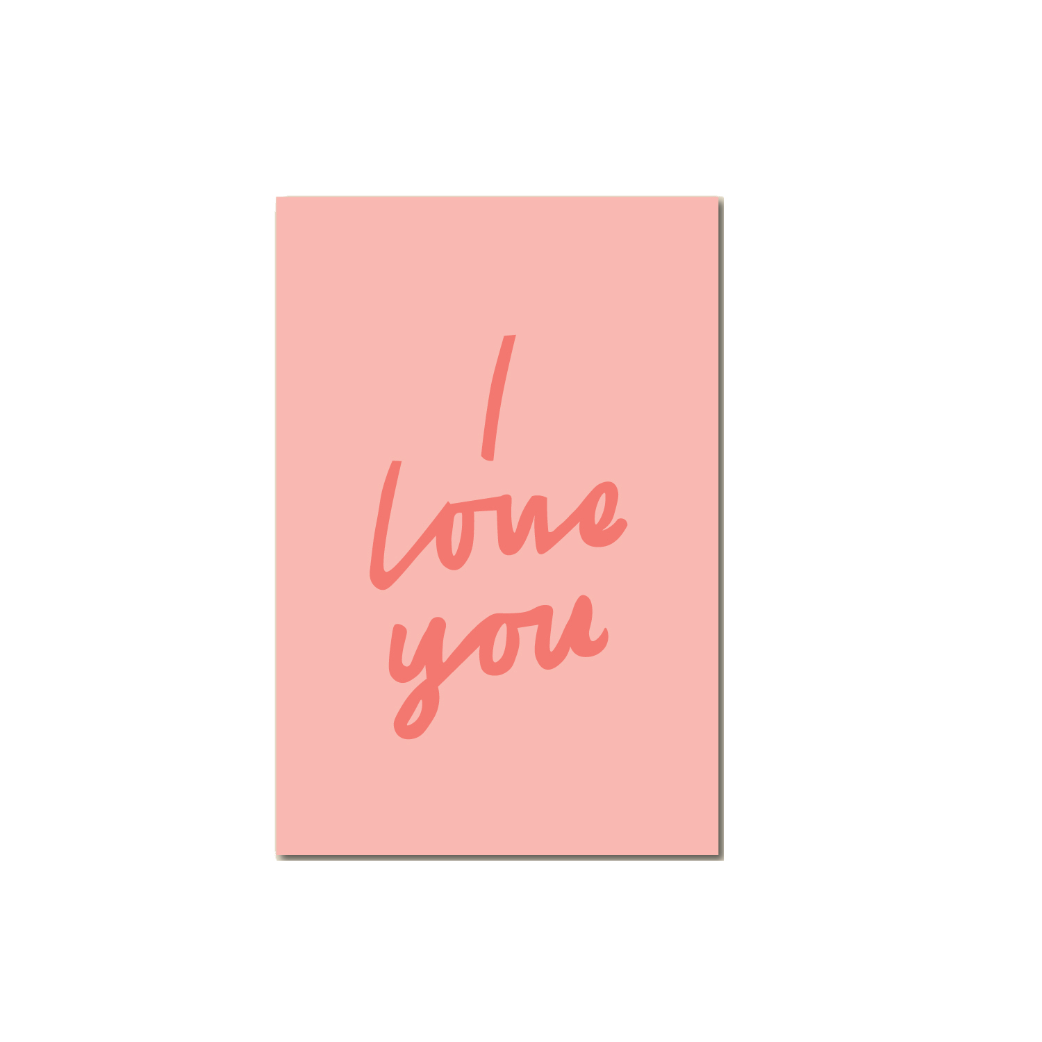 I love you card